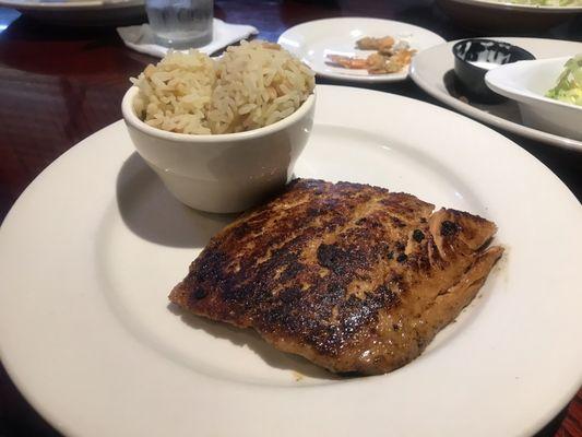 Bourbon maple salmon