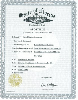 Florida Apostille