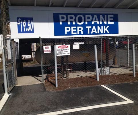 Propane tank filling Station