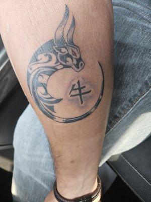 Zodiac symbol of Taurus