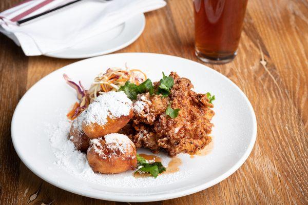 Our fried chicken and beignets are a local favorite