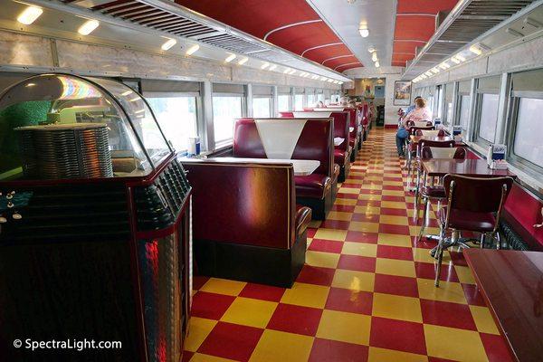 Diner Car (a renovated 1950's Pullman standard passenger car)