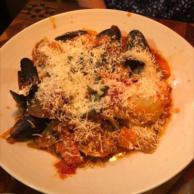 Seafood and pasta