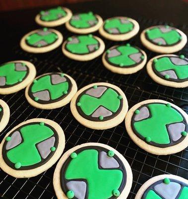 Ben 10 sugar cookies - Sucre baking company, best bakery in Indianapolis