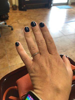 Shellac mani