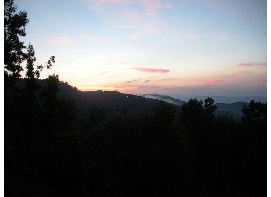 Sunrise from our balcony