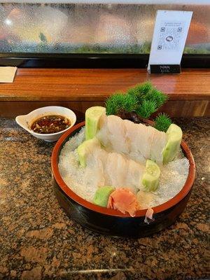 Masa Sushi 2 - Beautiful flounder. And excellent plating. Thanks everyone.