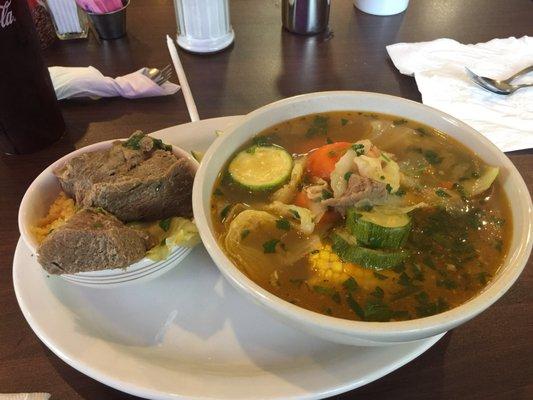 Caldo De Res (Beef Soup).