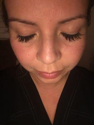 Closed eye view ...lashes for days !