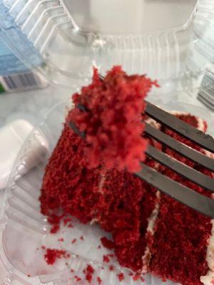 Dry Red Velvet cake