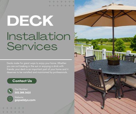 It's never too late to give your deck fresh new look it deserves!