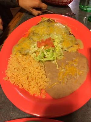 Chile relleno plate