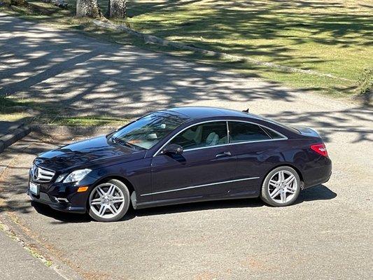 E550 2012 mercedes