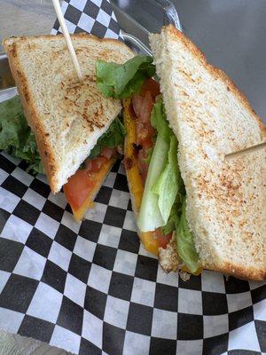 We offer a variety of sandwiches such as the classic BLT