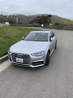 Audi A4 at Pepperdine University