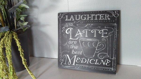 I don't know about lattes, but I'll agree with the laughter.  Life is way too short for smug, uptight friends.