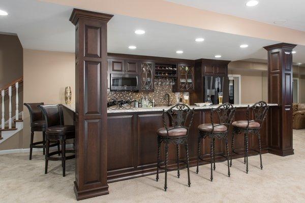 Custom bar designs and construction.