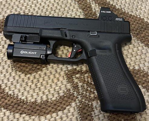 Trigger & Optic cut / install on G 17