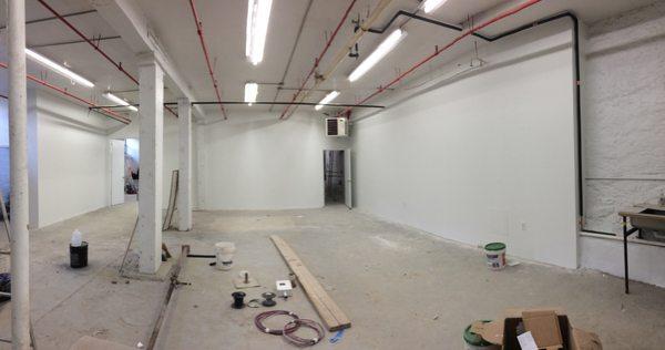 Commercial Space Remodeling Wall Partitions, Painting, Light fixtures, Floor painting