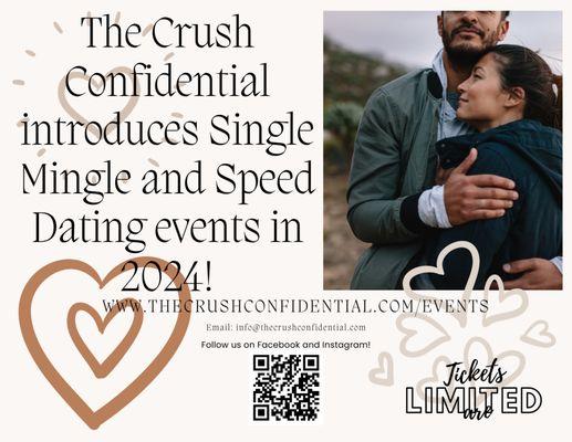 The Crush Confidential will be running singles events through 2024!