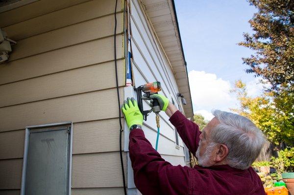 Siding and painting