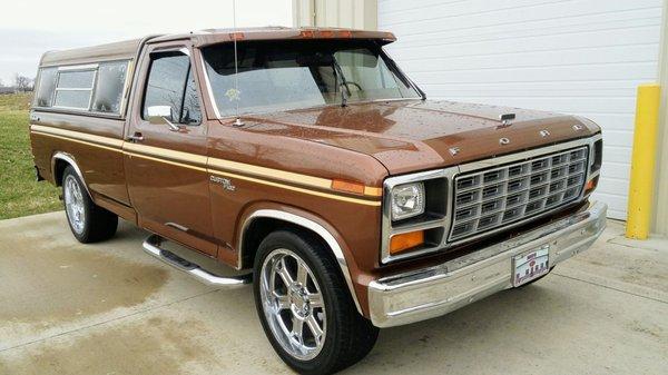 His very own 1981 original Ford!