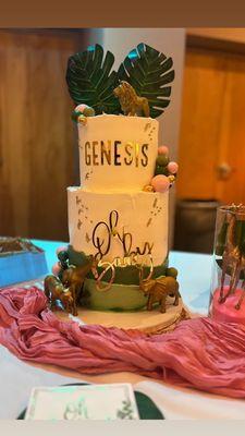 Baby Genesis Shower Cake