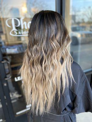 Balayage ombré @michthehairwitch