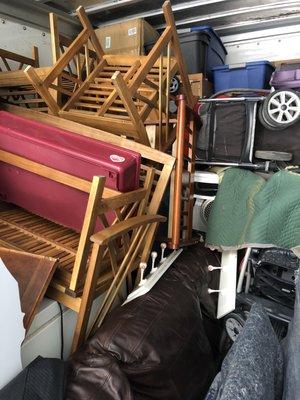 Would you like to see your furniture thrown in a truck and then treated as the problem when you raise concerns about damaged furniture.