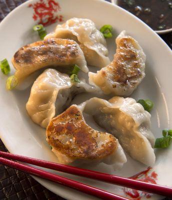 Pan Fried Dumplings (Pork/ Veggie)