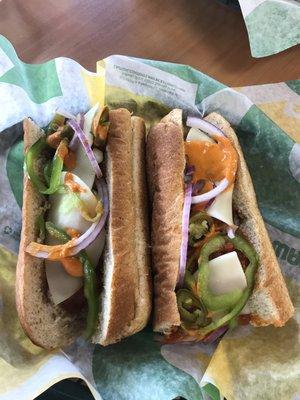 Well made sandwich! Clean, simple, and not messy like other Subways