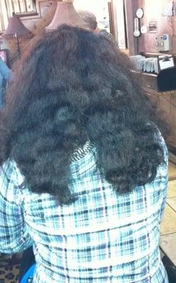 Before Japanese straightening