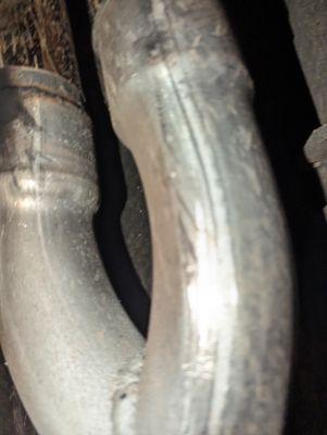 After market pipe they replaced after removing the catalytic converter.