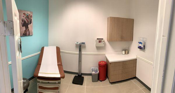 Adult exam room