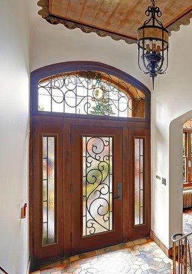 Iron & Wood Door