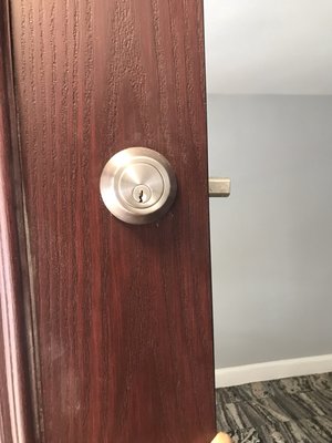 Fresh installation for a Deadbolt