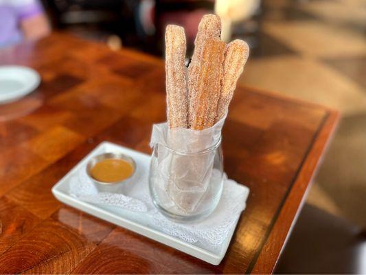 Churros with cajeta