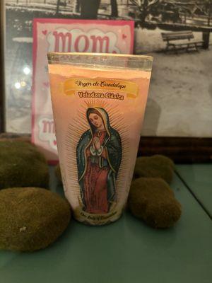 One of the beautiful candles at Mi Ranchito in Americus GA.