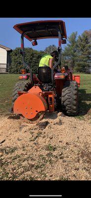 Stump grinding