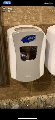 Batteries in the soap dispenser?