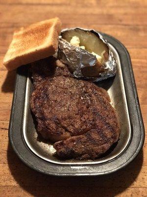 Large Ribeye & Baked Potato