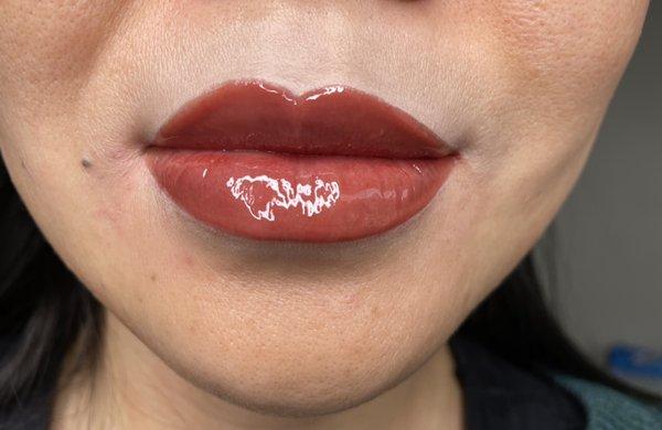 Aquarell Lips Tattoo