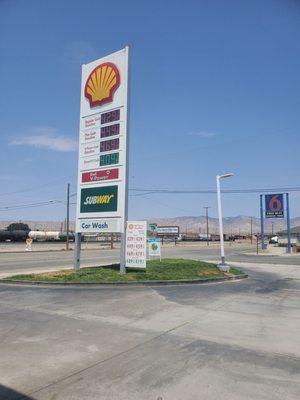 Gas prices as of 7-24-21