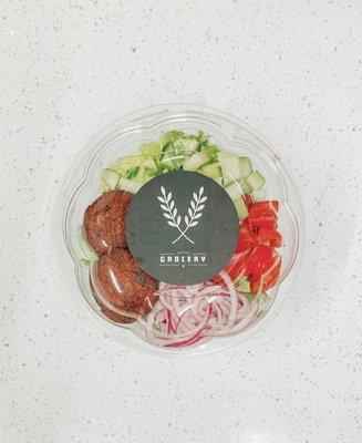 Souvlaki Bowl with Falafel