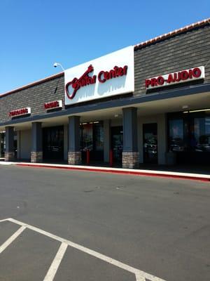 Guitar Center, huge place and offers variety of guitars.