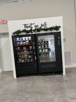 Snackage-vending machine uses the laundry card.