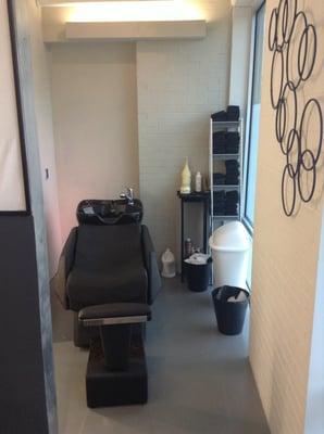 The most comfortable shampoo chair you'll ever be in!