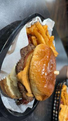 Smoke Burger and fries.