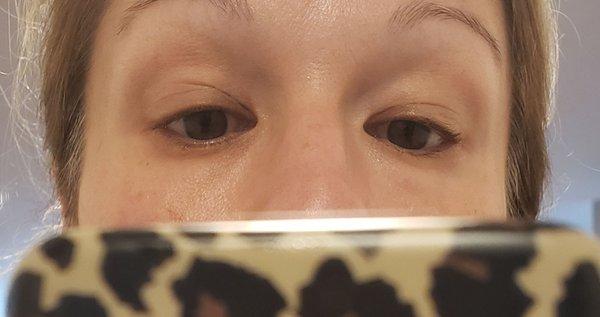 The Lash Lift 'results'.