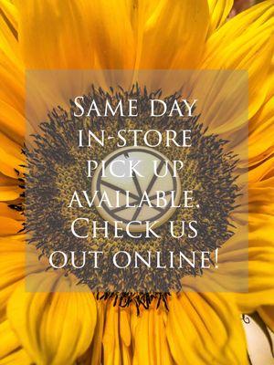 Save time and shop online. Same day in-store pick up available.